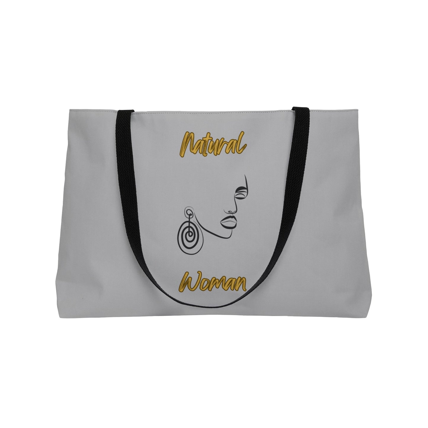 Natural Woman Music In My Soul (BL) Weekender Tote Bag LIGHT GREY