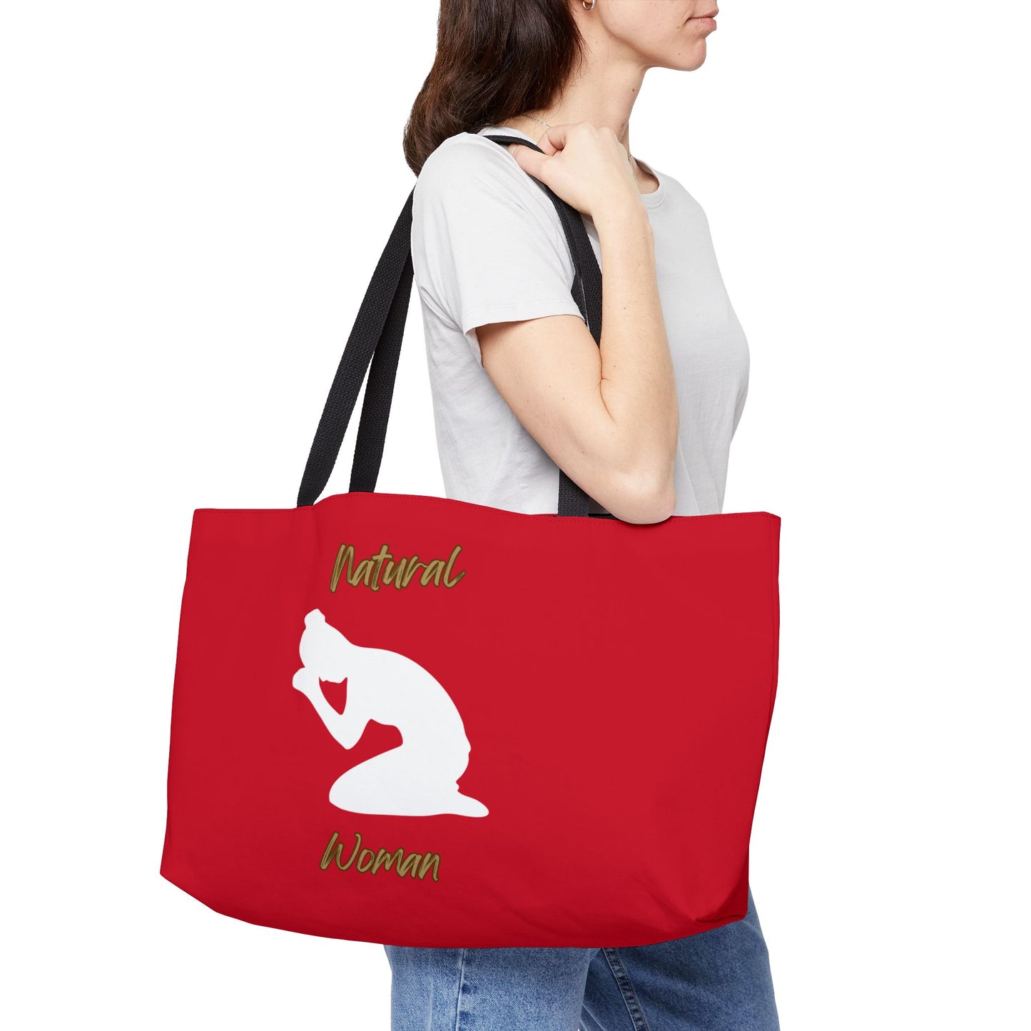 Natural Woman Pray (WL) Weekender Tote Bag DARK RED