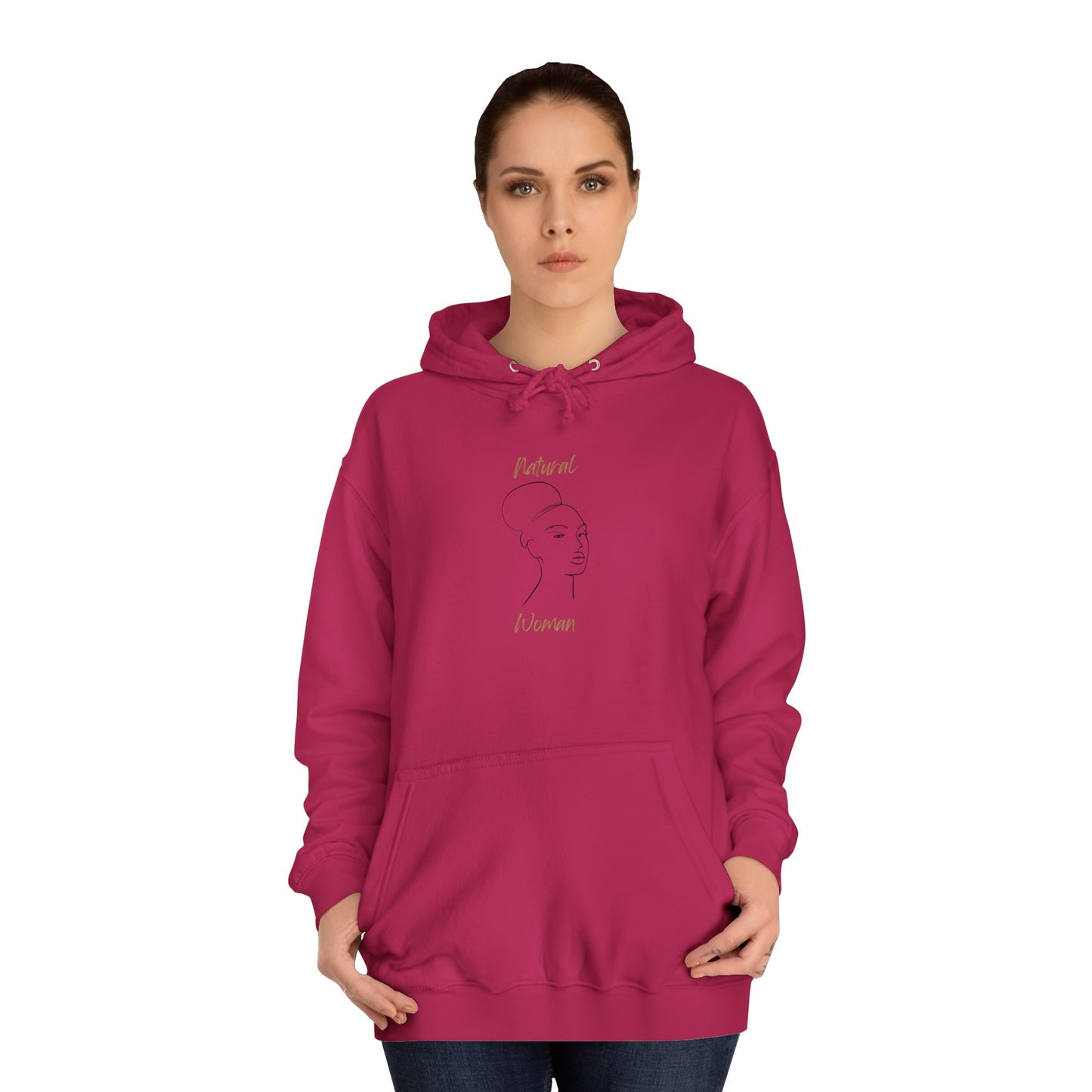 Natural Woman Hair Up (BL) Hoodie