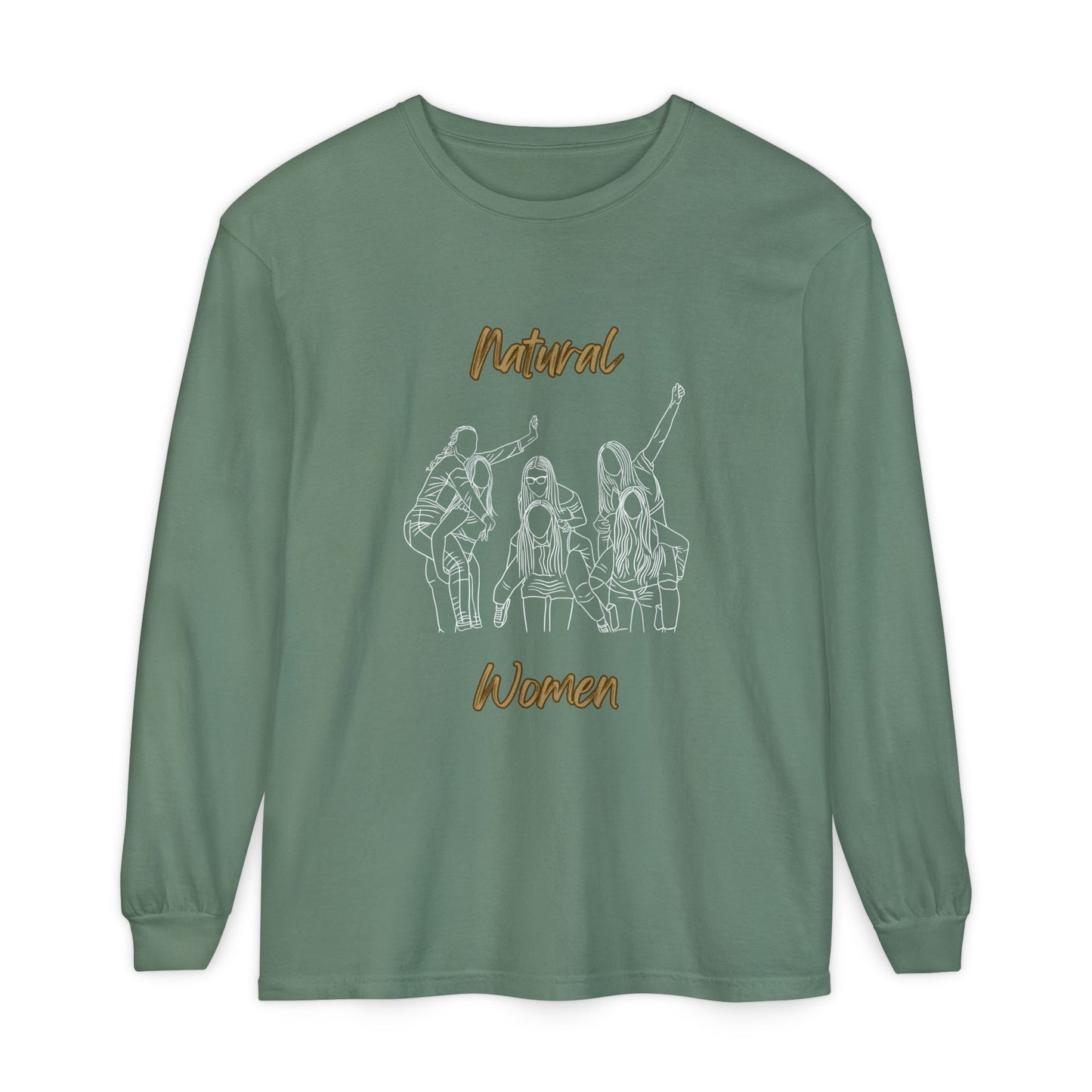 Natural Women Piggy Back (WL) Long Sleeve T-Shirt
