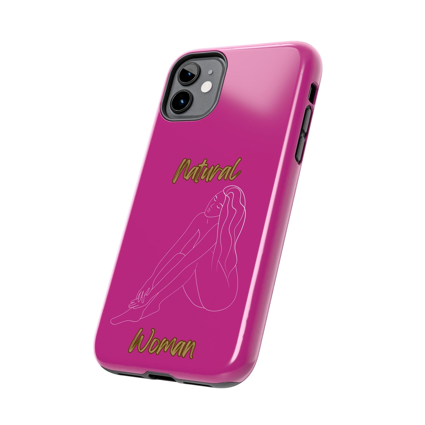 Natural Woman Beauty (WL) Tough Phone Cases PINK
