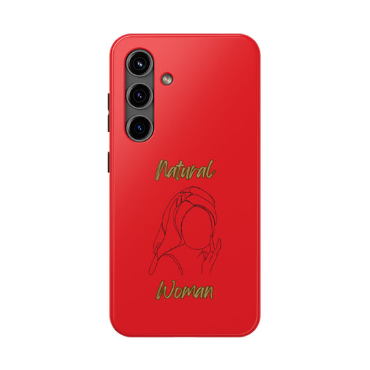 Natural Woman Towel Wrapped (BL)Tough Phone Cases RED
