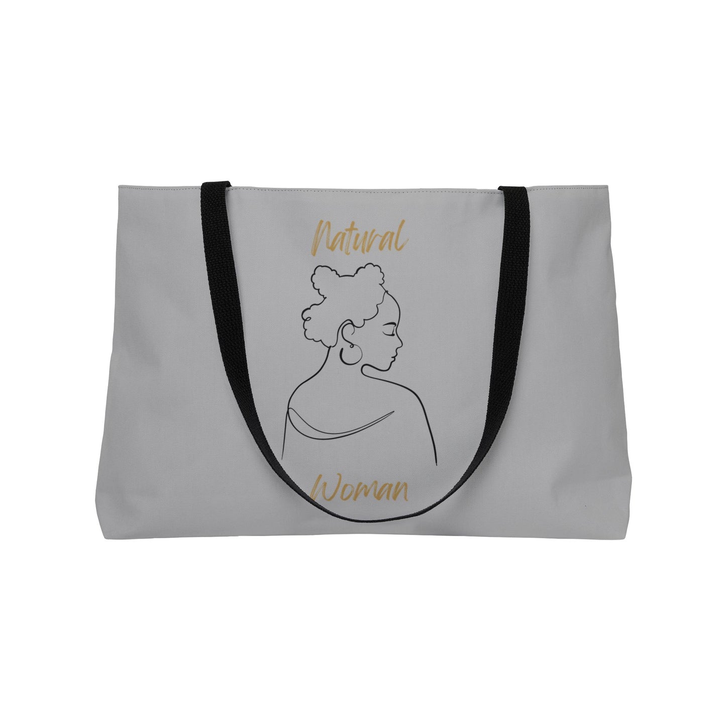 Natural Woman Twist (BL) Weekender Tote Bag LIGHT GREY