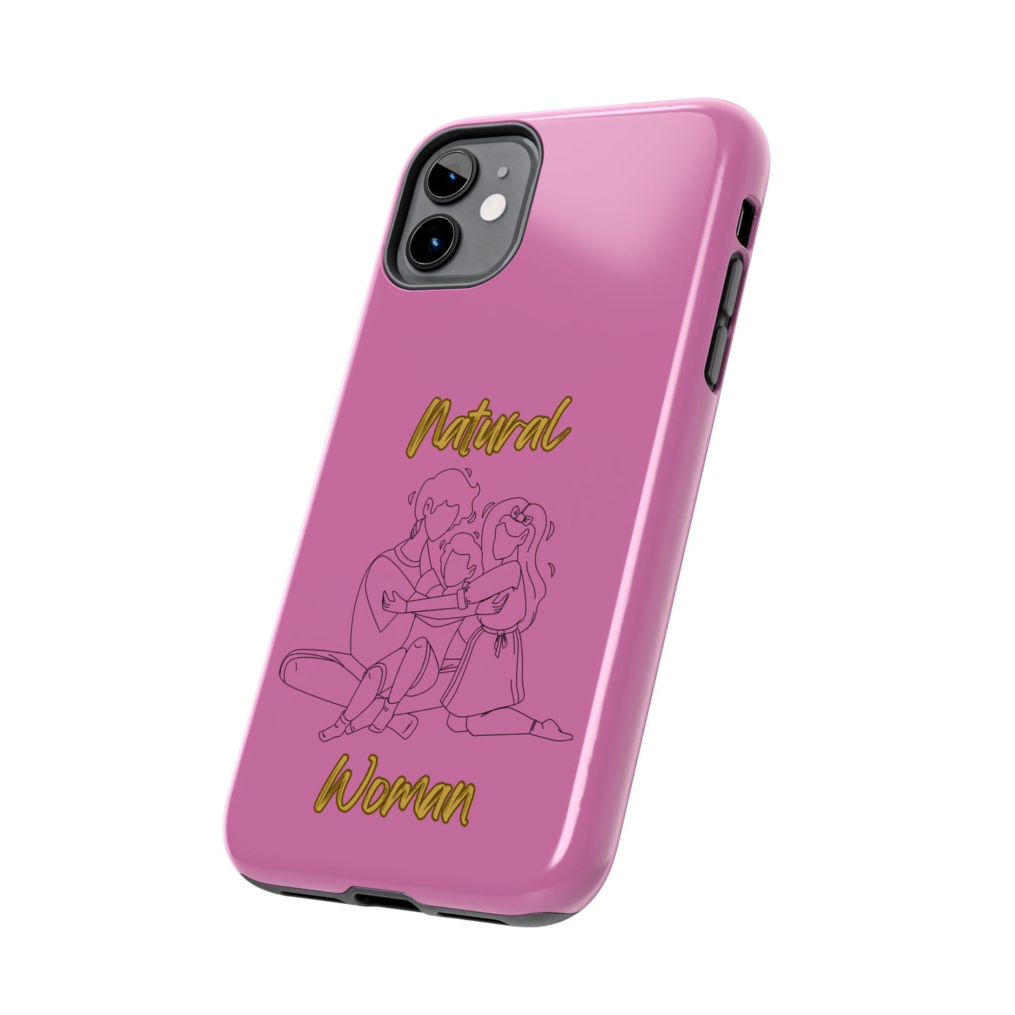 Natural Woman Bear Hugs (BL) Tough Phone Cases LIGHT PINK