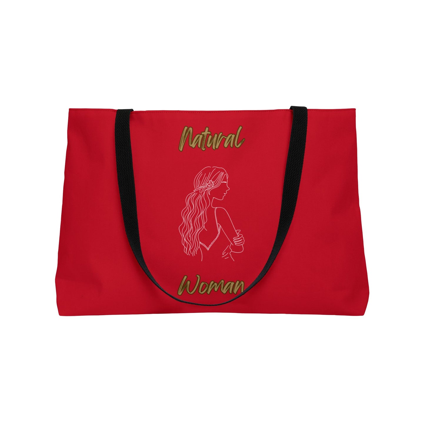 Natural Woman Young Woman (WL) Weekender Tote Bag DARK RED