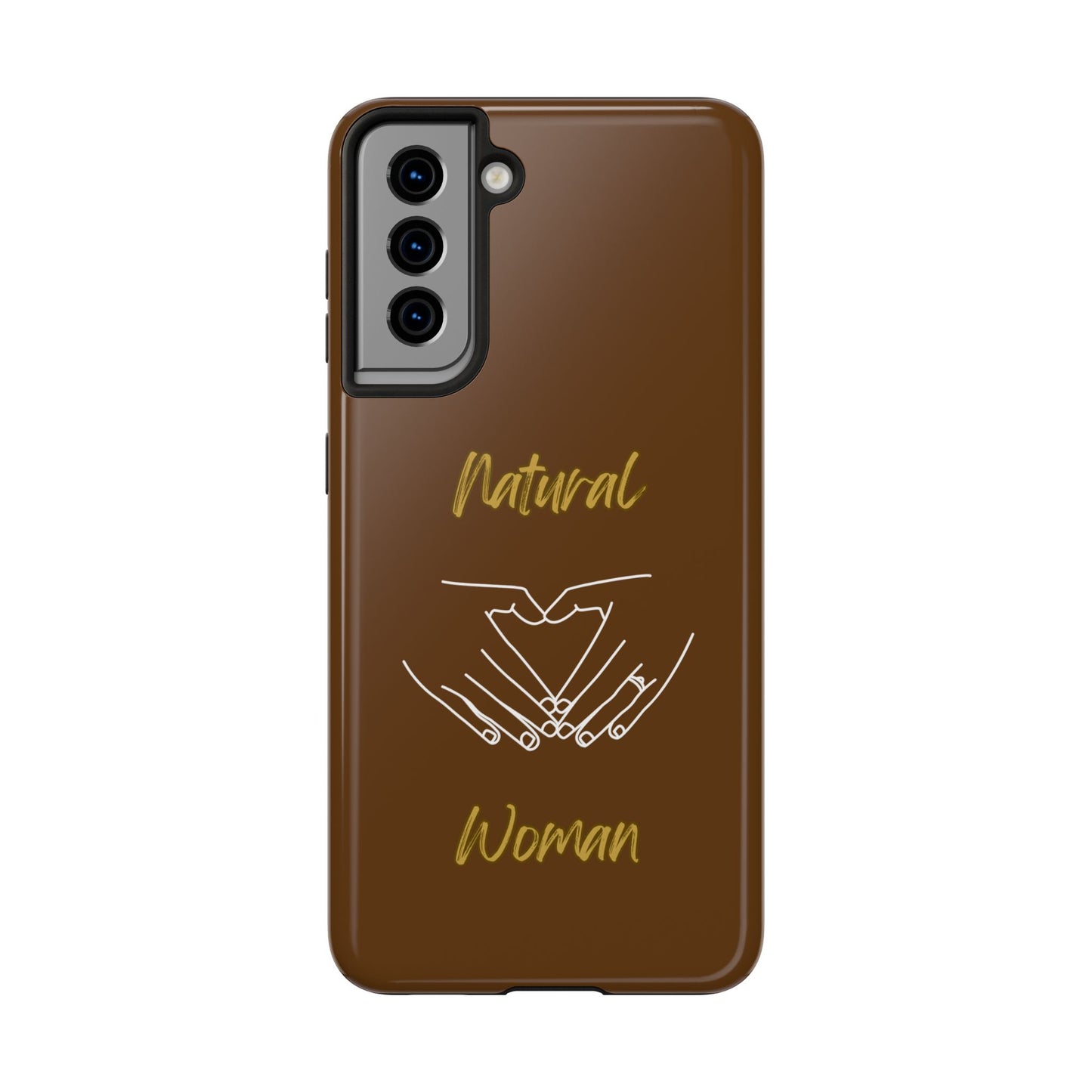 Natural Woman I Love You (WL)Tough Phone Cases BROWN
