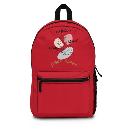 Natural Woman SCL (BL) Backpack DARK RED