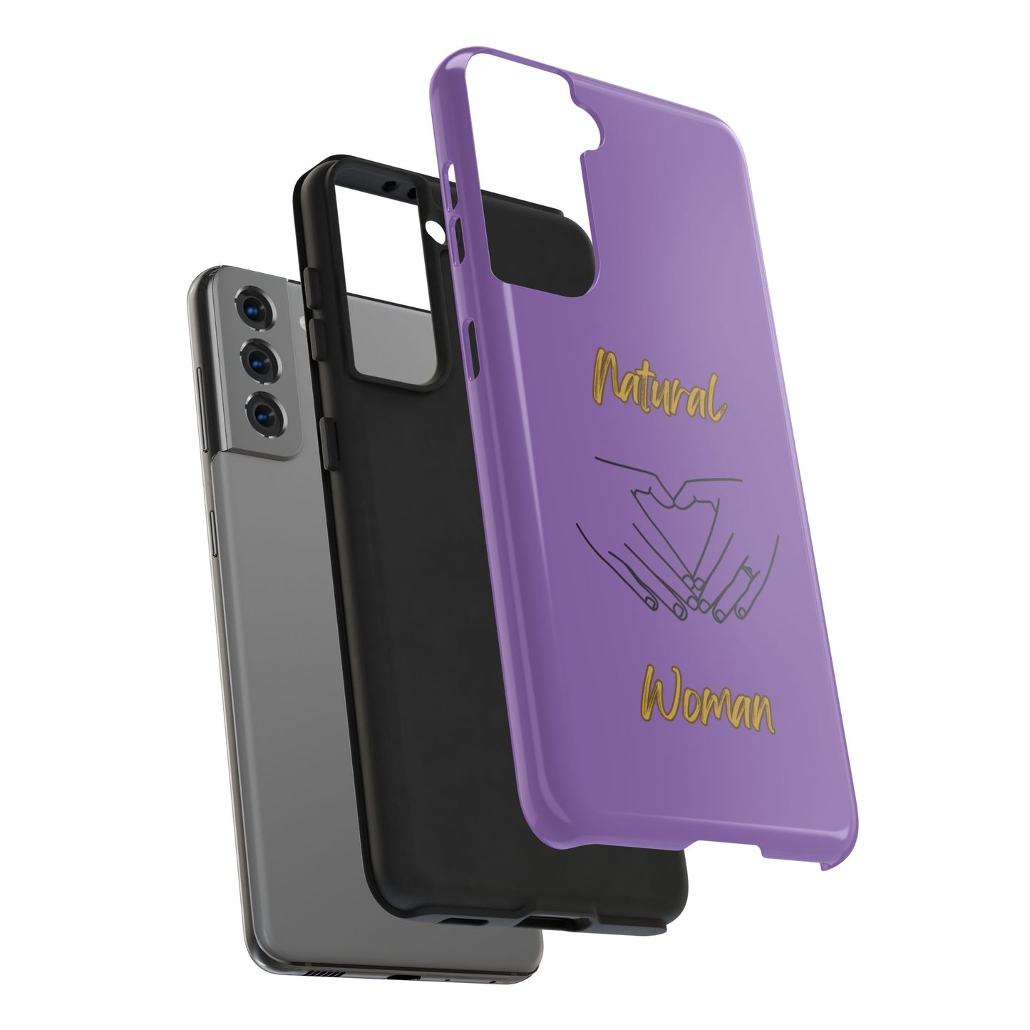 Natural Woman I Love You (BL)Tough Phone Cases LIGHT PURPLE
