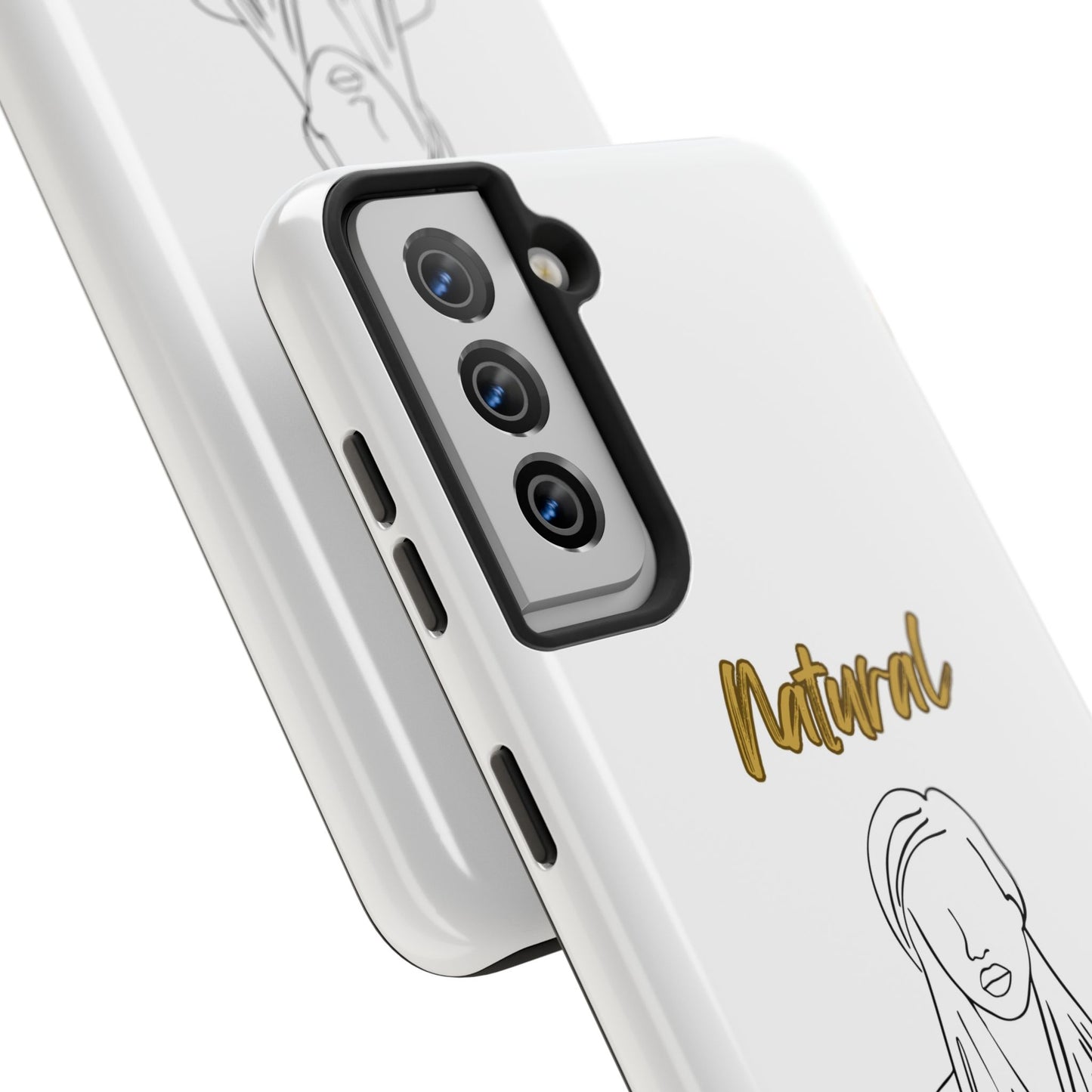 Natural Woman Content (BL)Tough Phone Cases WHITE