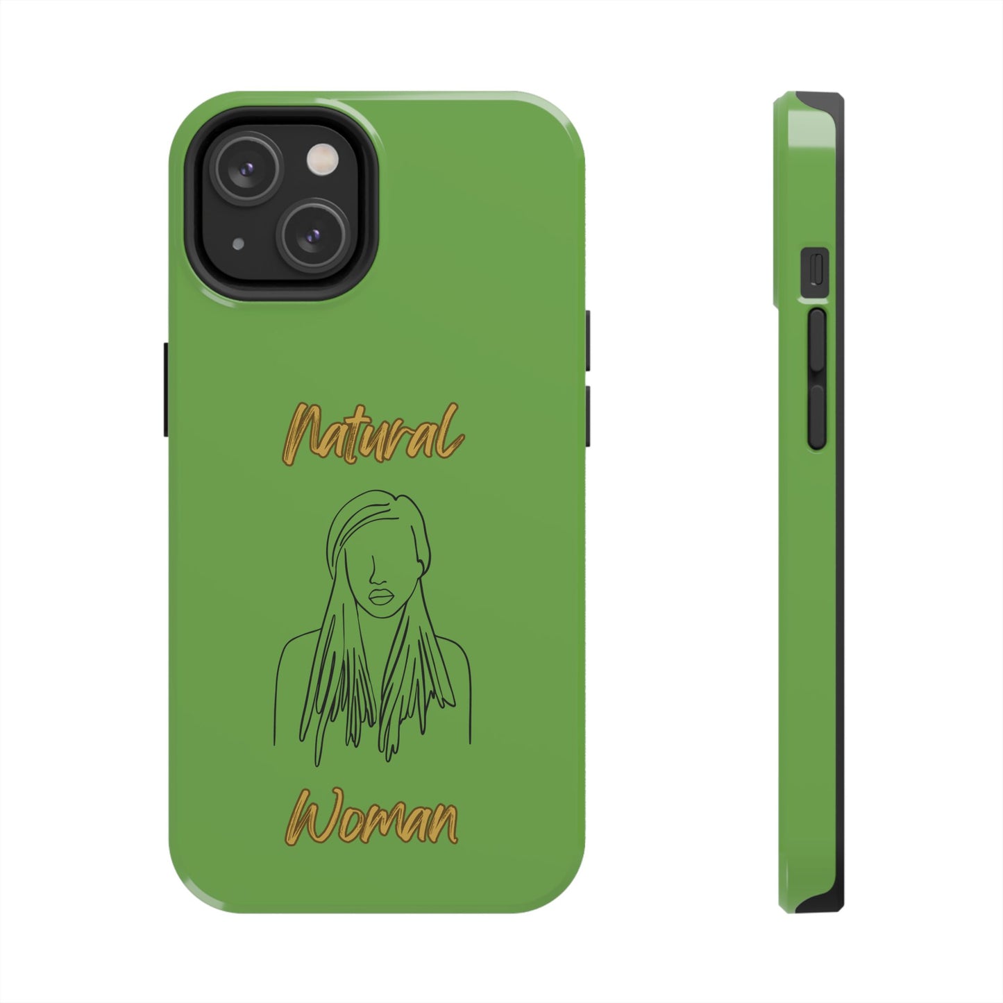 Natural Woman Content (BL)Tough Phone Cases GREEN