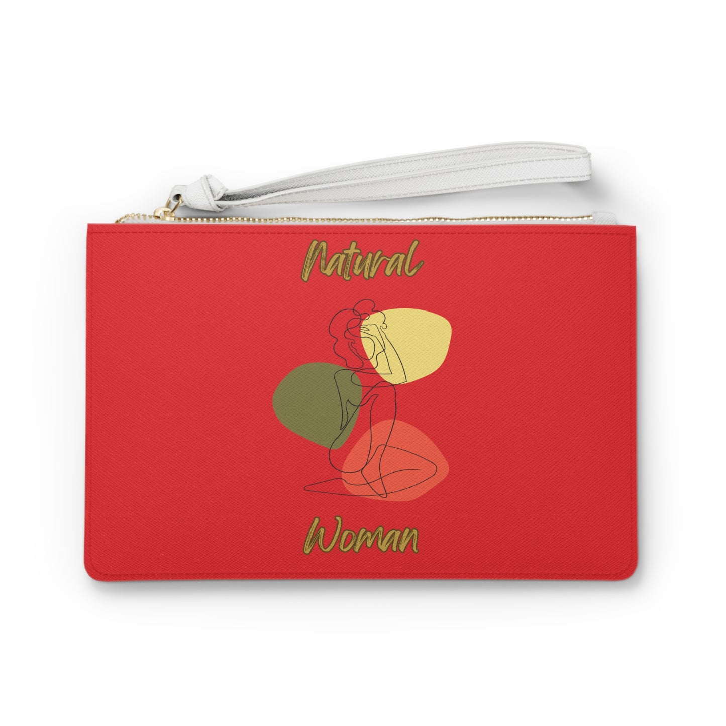 Natural Woman Colorful Pose (BL) Clutch Bag RED