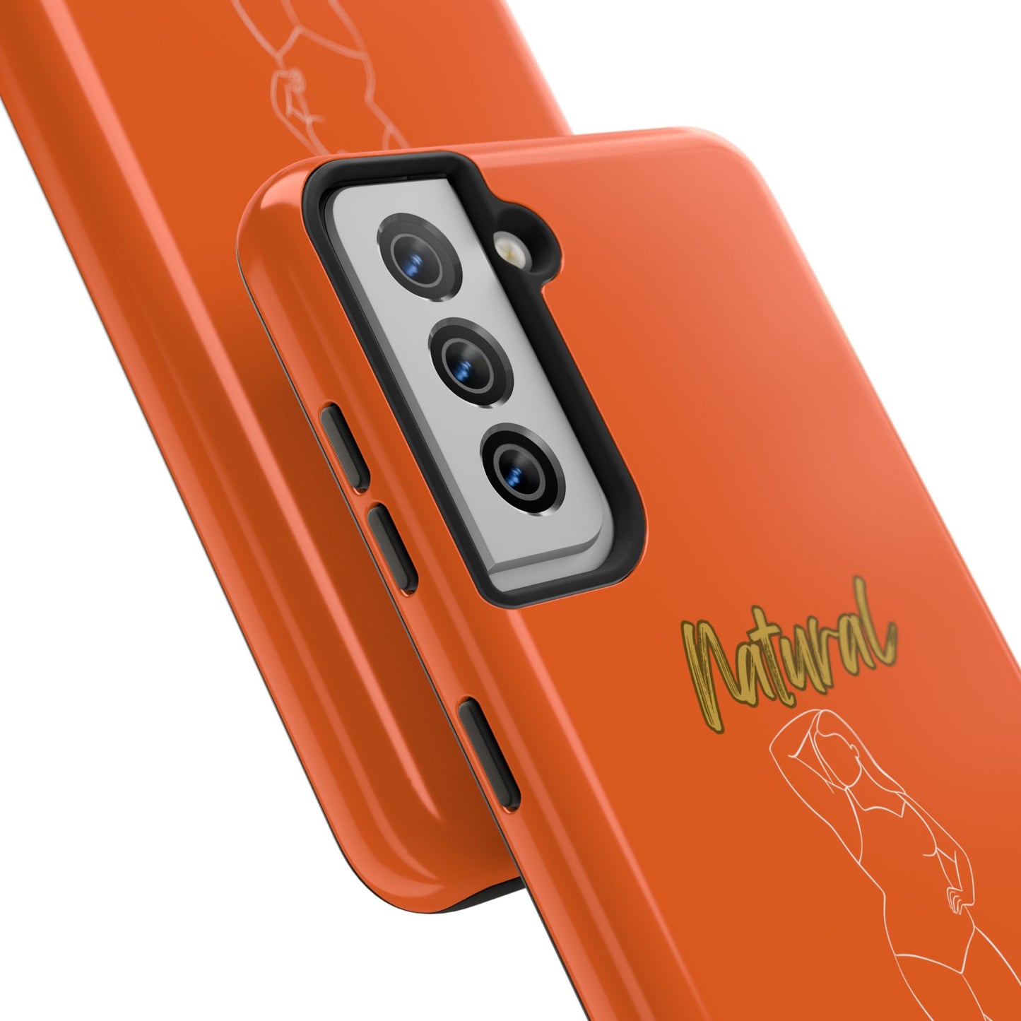 Natural Woman Looking Good (WL)Tough Phone Cases ORANGE
