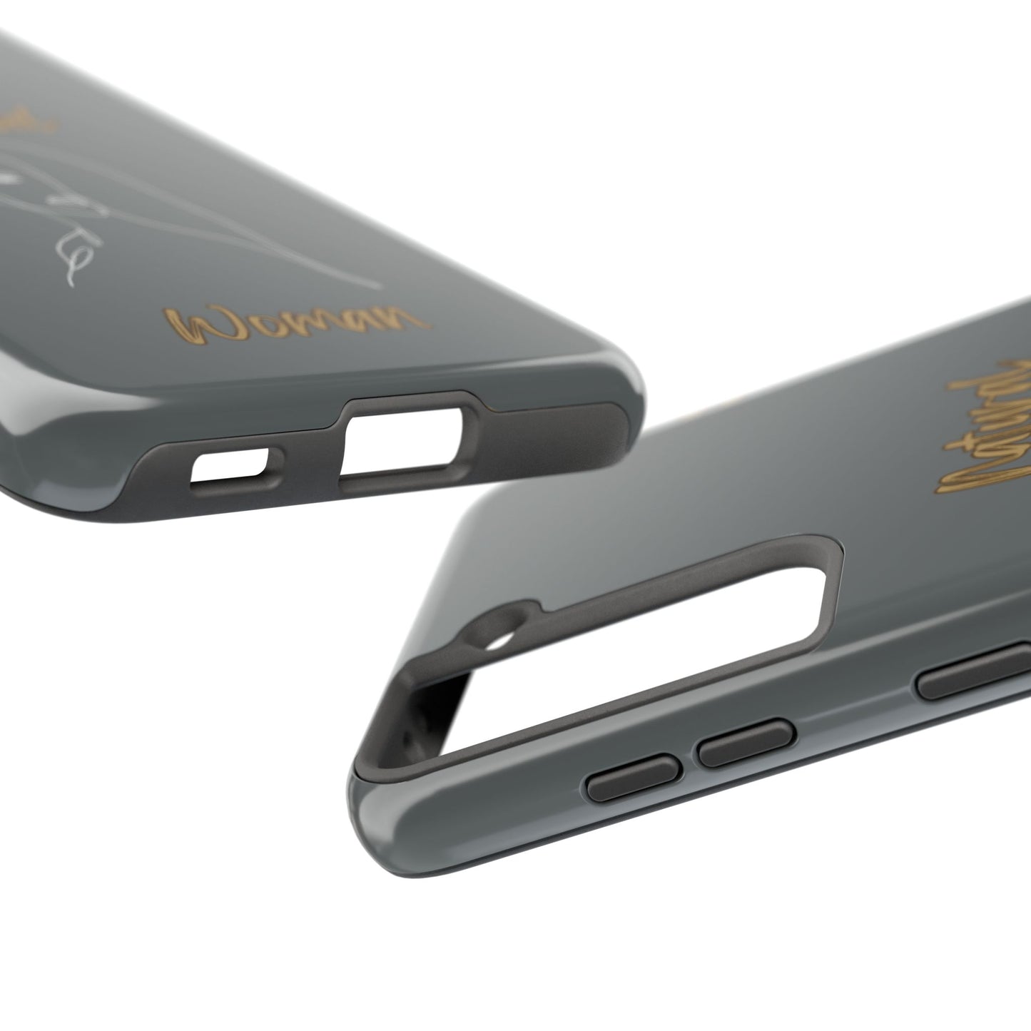 Natural Woman Covered Eye (WL)Tough Phone Cases DARK GREY