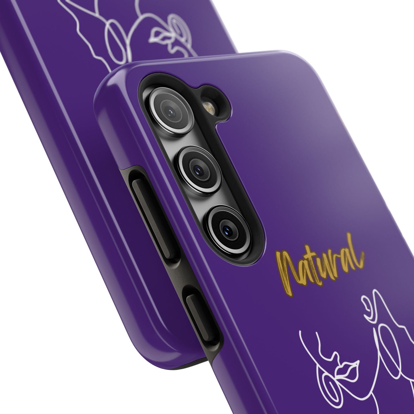 Natural Woman Lips (WL)Tough Phone Cases PURPLE