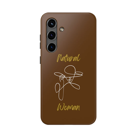 Natural Woman An Original (WL)Tough Phone Cases BROWN