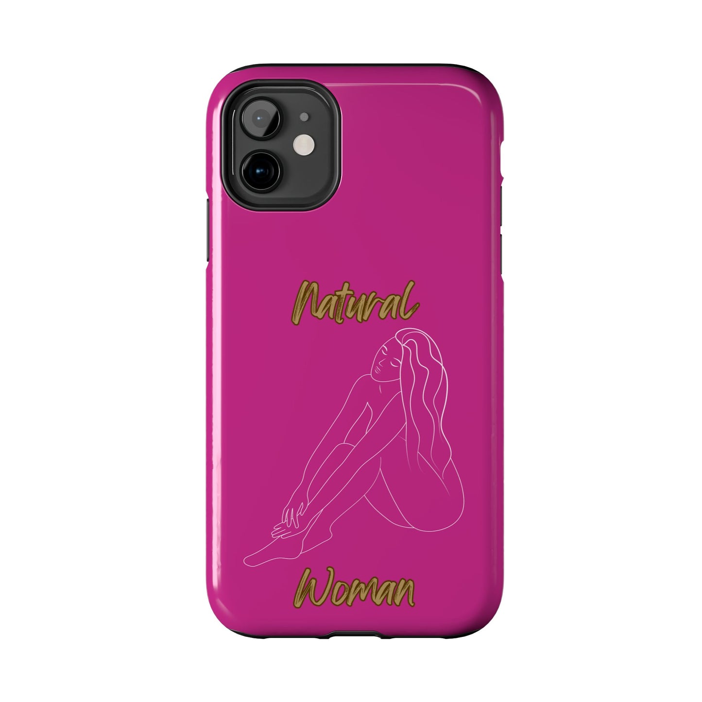 Natural Woman Beauty (WL) Tough Phone Cases PINK
