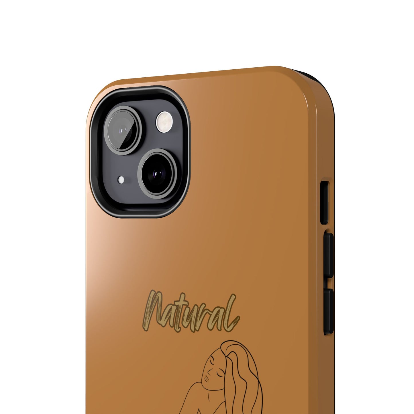 Natural Woman Beauty (BL) Tough Phone Cases LIGHT BROWN