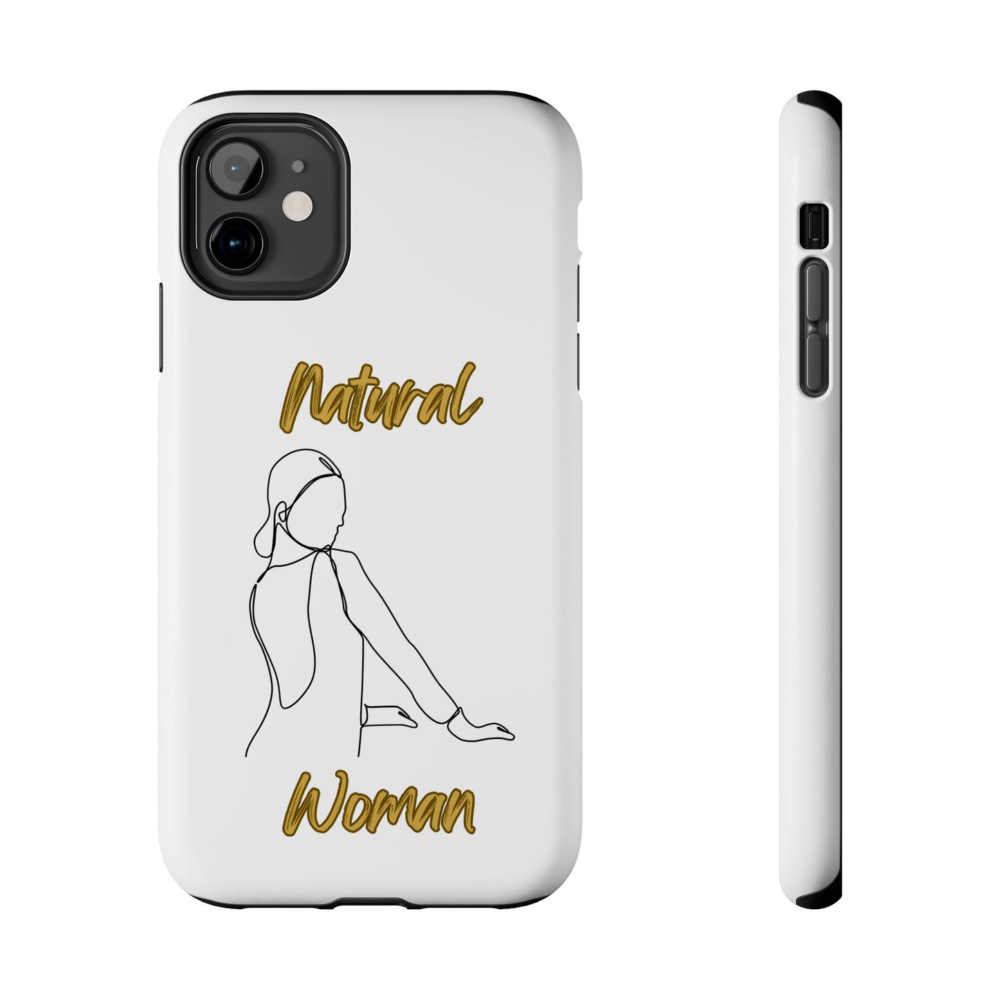 Natural Woman Hands Free (BL)Tough Phone Cases WHITE