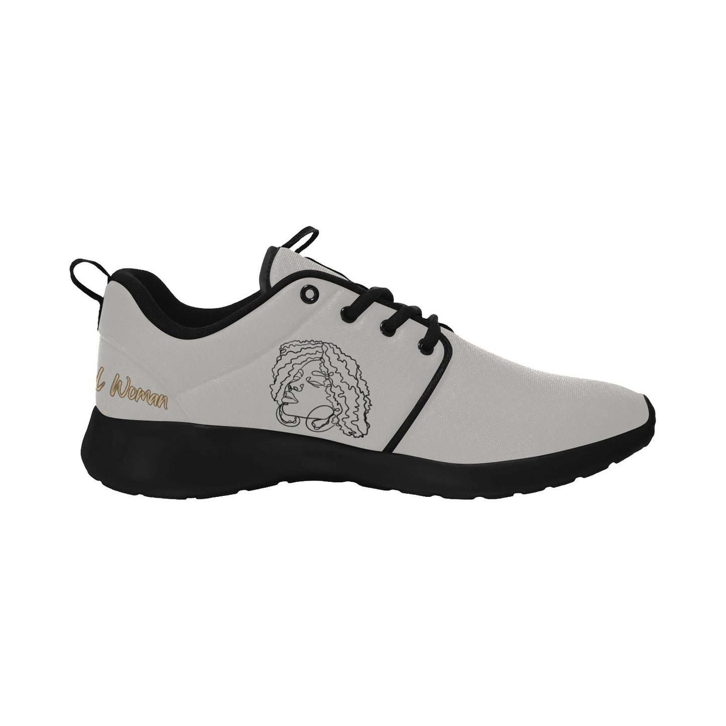 Natural Woman NATURALLY ME (BL) GRAY w/ Black Sole Sneakers