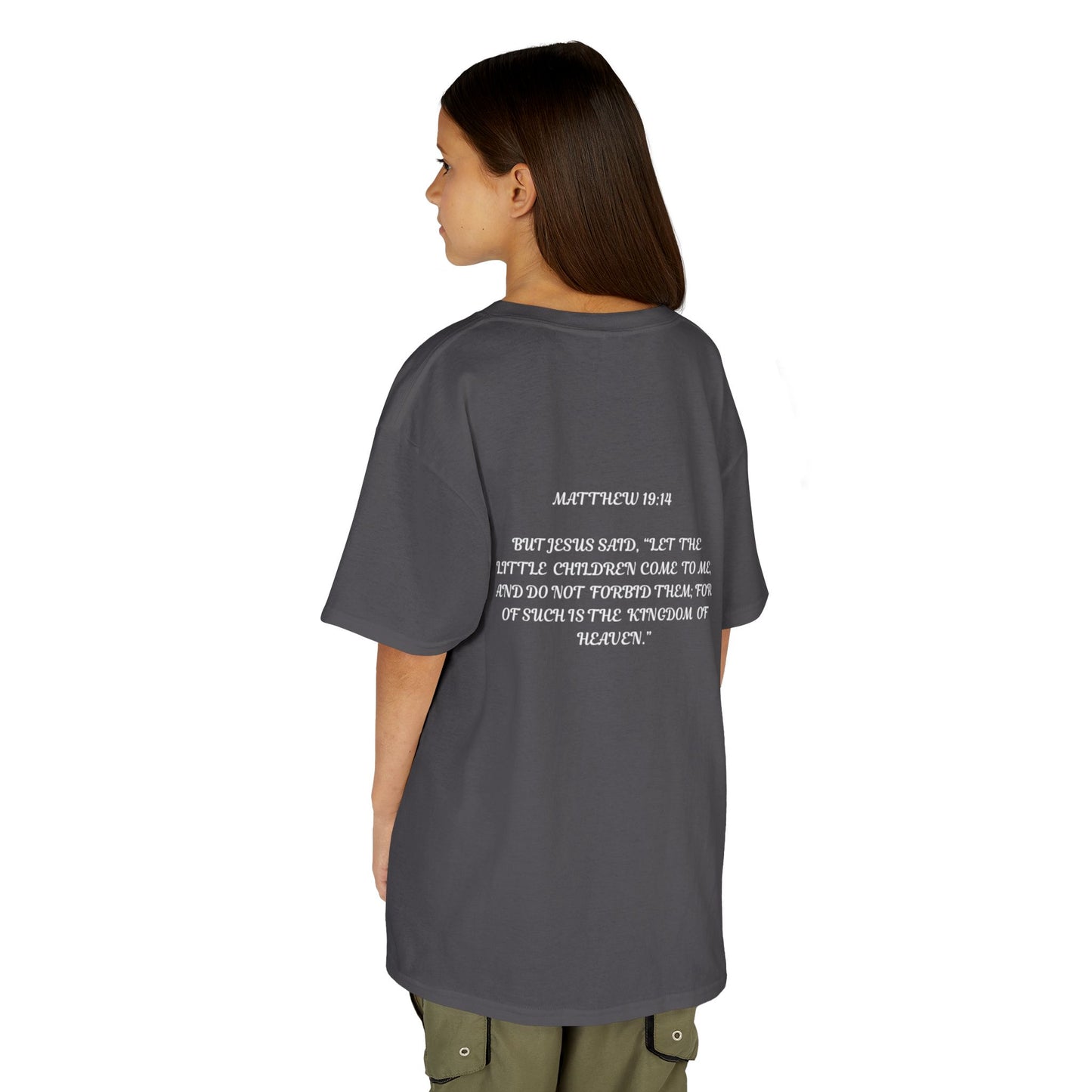 Children of the King Inspirational Kids Cotton T-Shirt (BL)