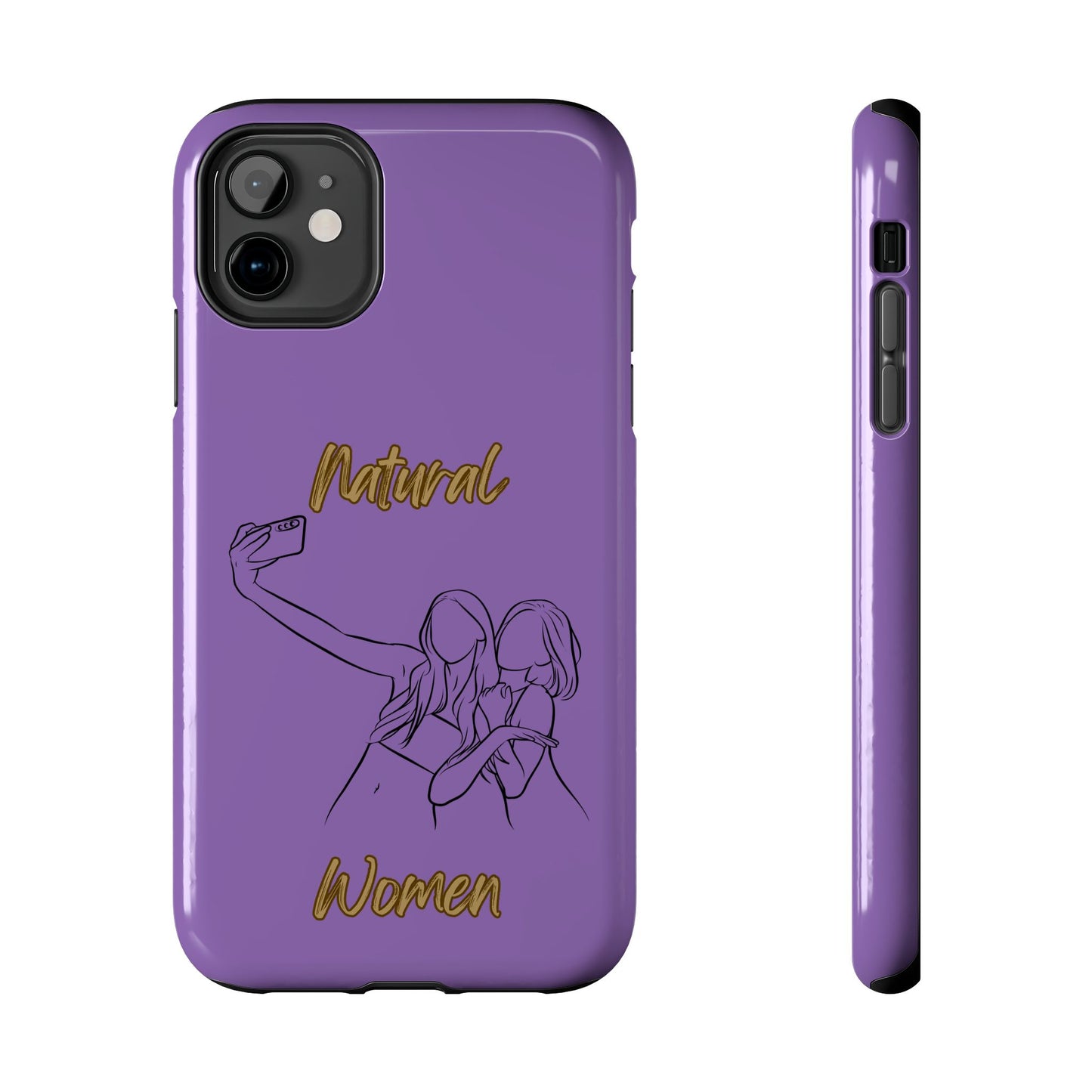 Natural Woman Friends Selfie (BL)Tough Phone Cases LIGHT PURPLE