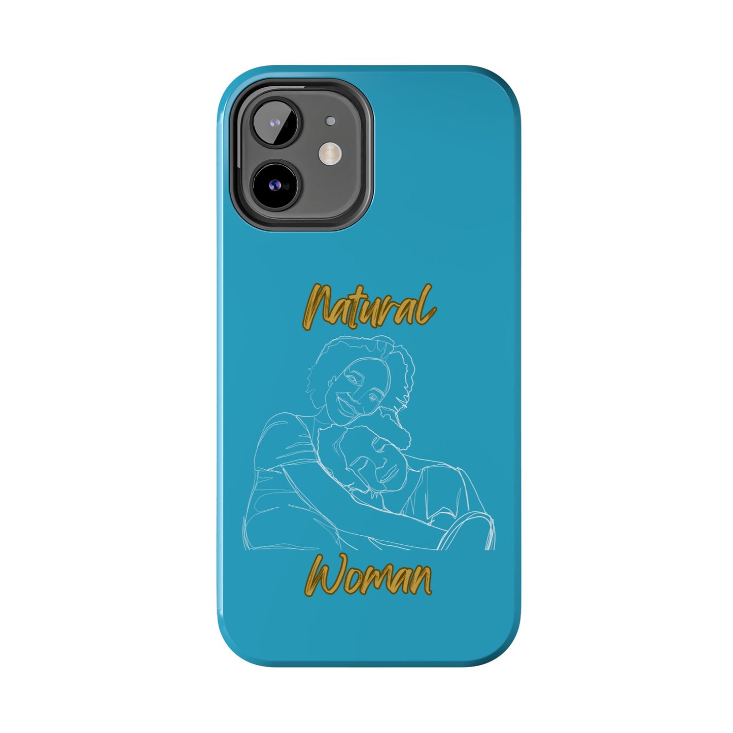 Natural Woman Loving Embrace (WL)Tough Phone Cases TURQUOISE