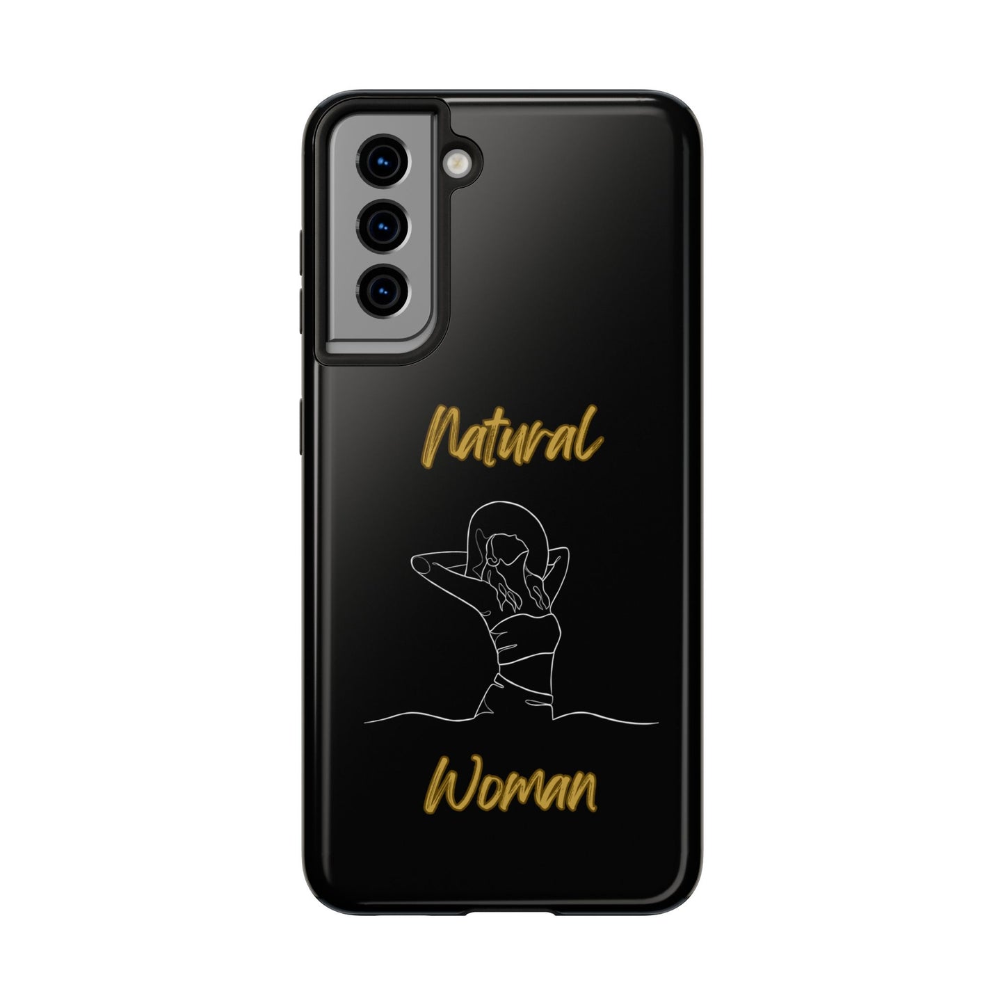Natural Woman Sun Fun (WL)Tough Phone Cases BLACK