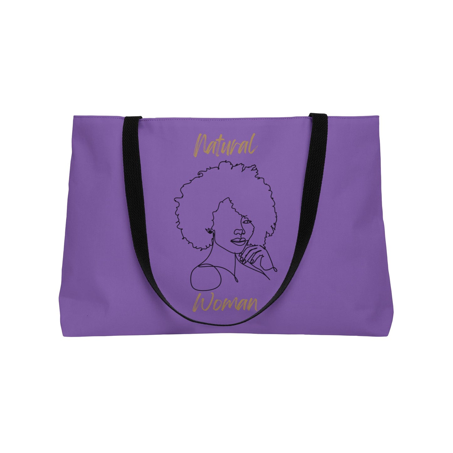 Natural Woman The Look (BL) Weekender Tote Bag LIGHT PURPLE