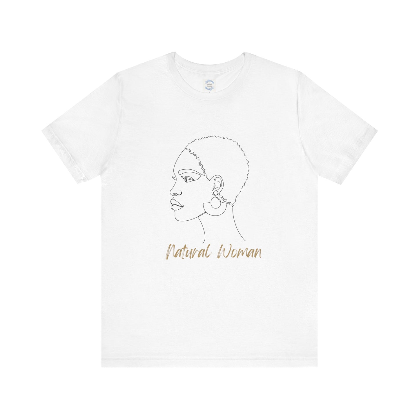 NATURAL WOMAN Finger Waves (BL) Short Sleeve T-Shirt
