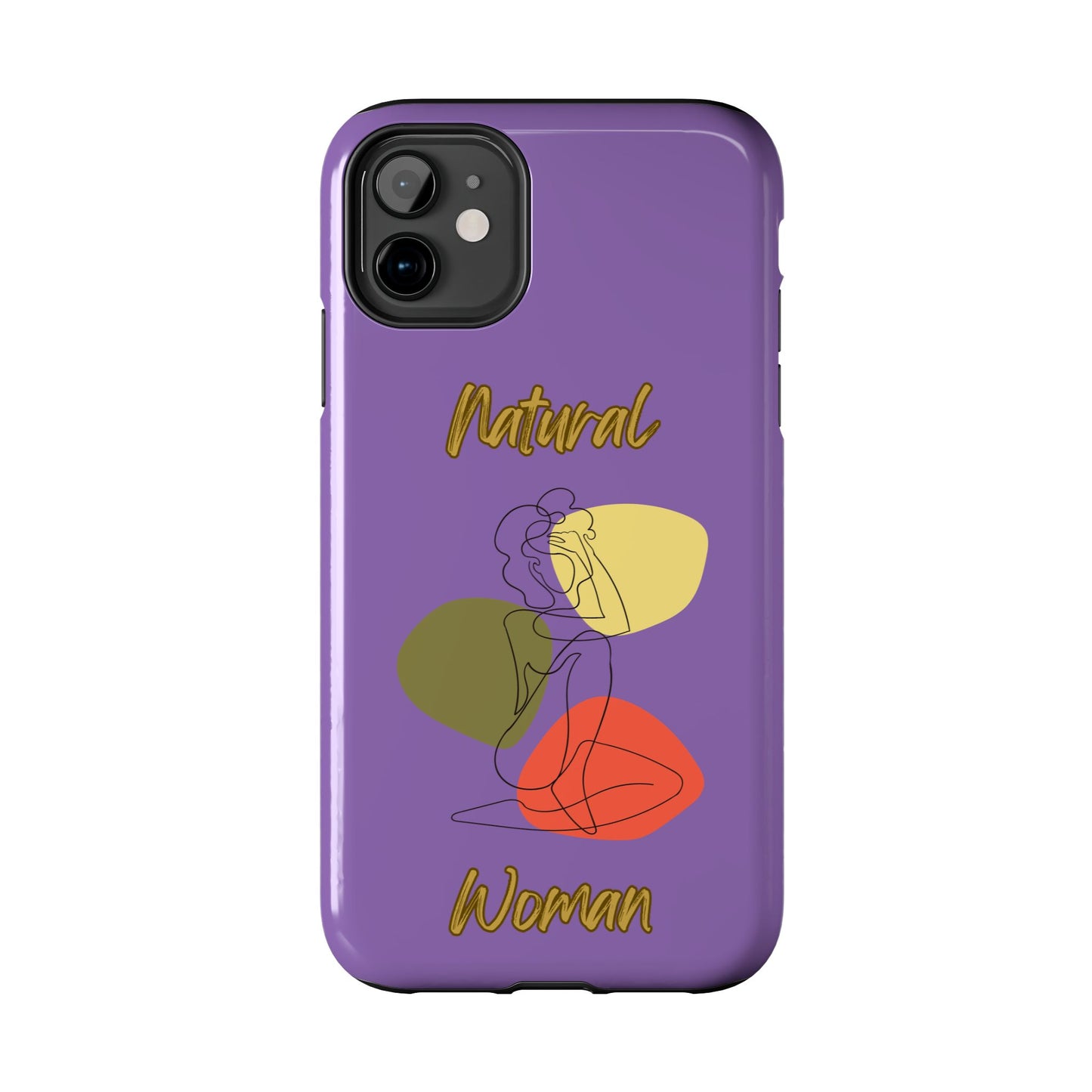 Natural Woman Colorful Pose (BL)Tough Phone Cases LIGHT PURPLE