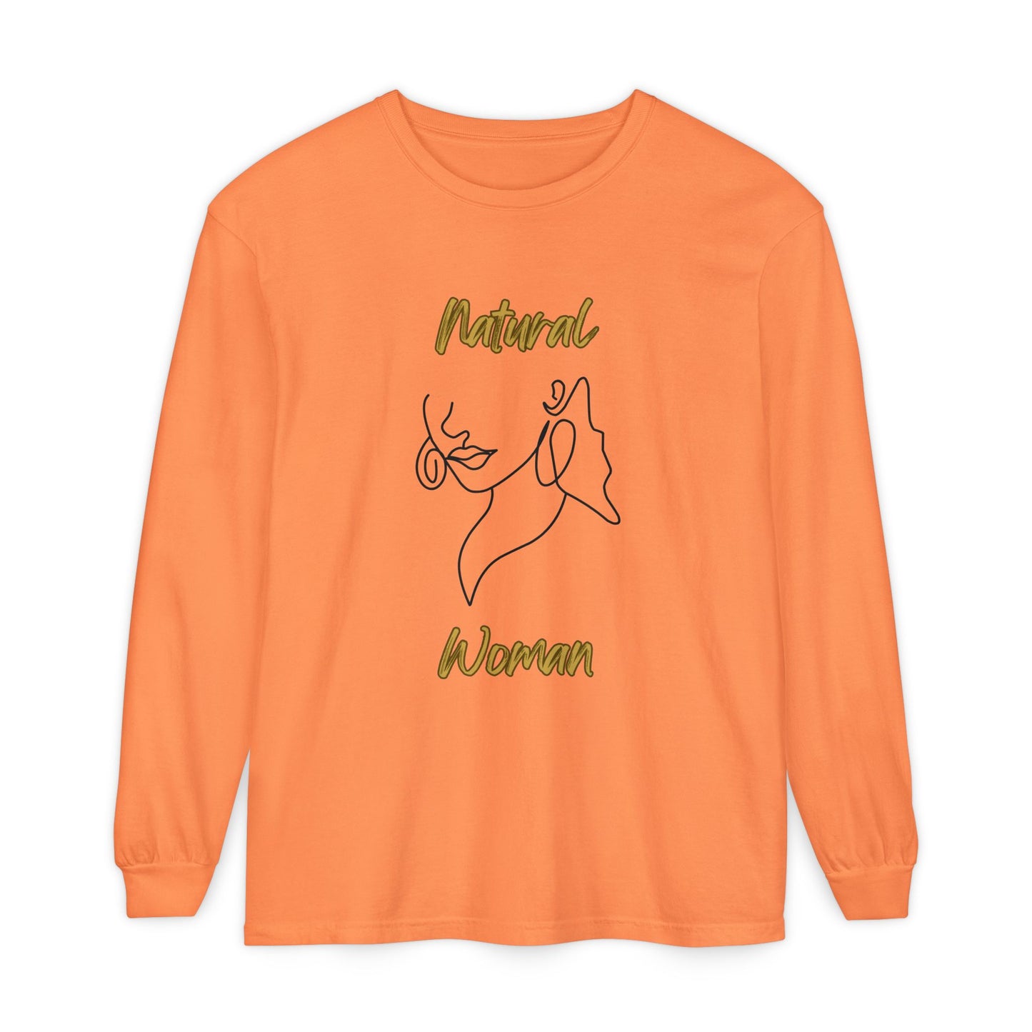 Natural Woman Lips (BL) Long Sleeve T-Shirt
