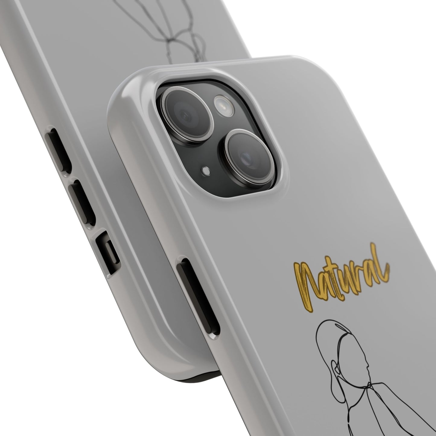 Natural Woman Hands Free (BL)Tough Phone Cases LIGHT GREY