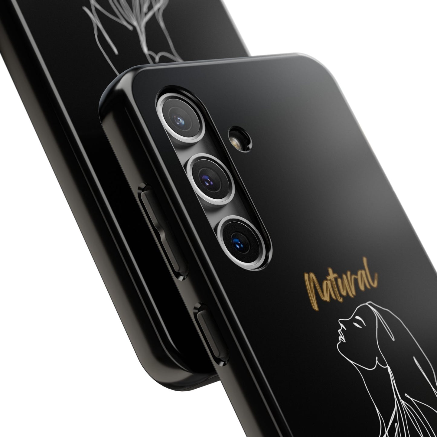 Natural Woman Appreciation (WL)Tough Phone Cases BLACK
