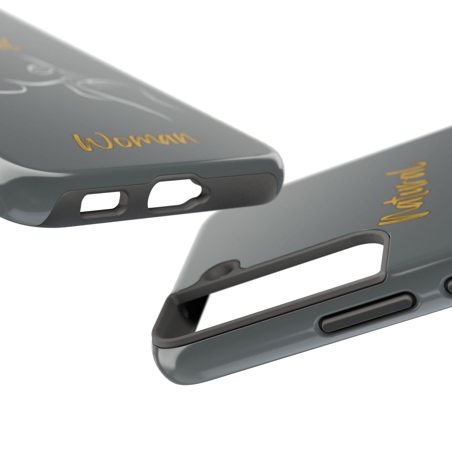 Natural Woman Chin Up (WL)Tough Phone Cases DARK GREY