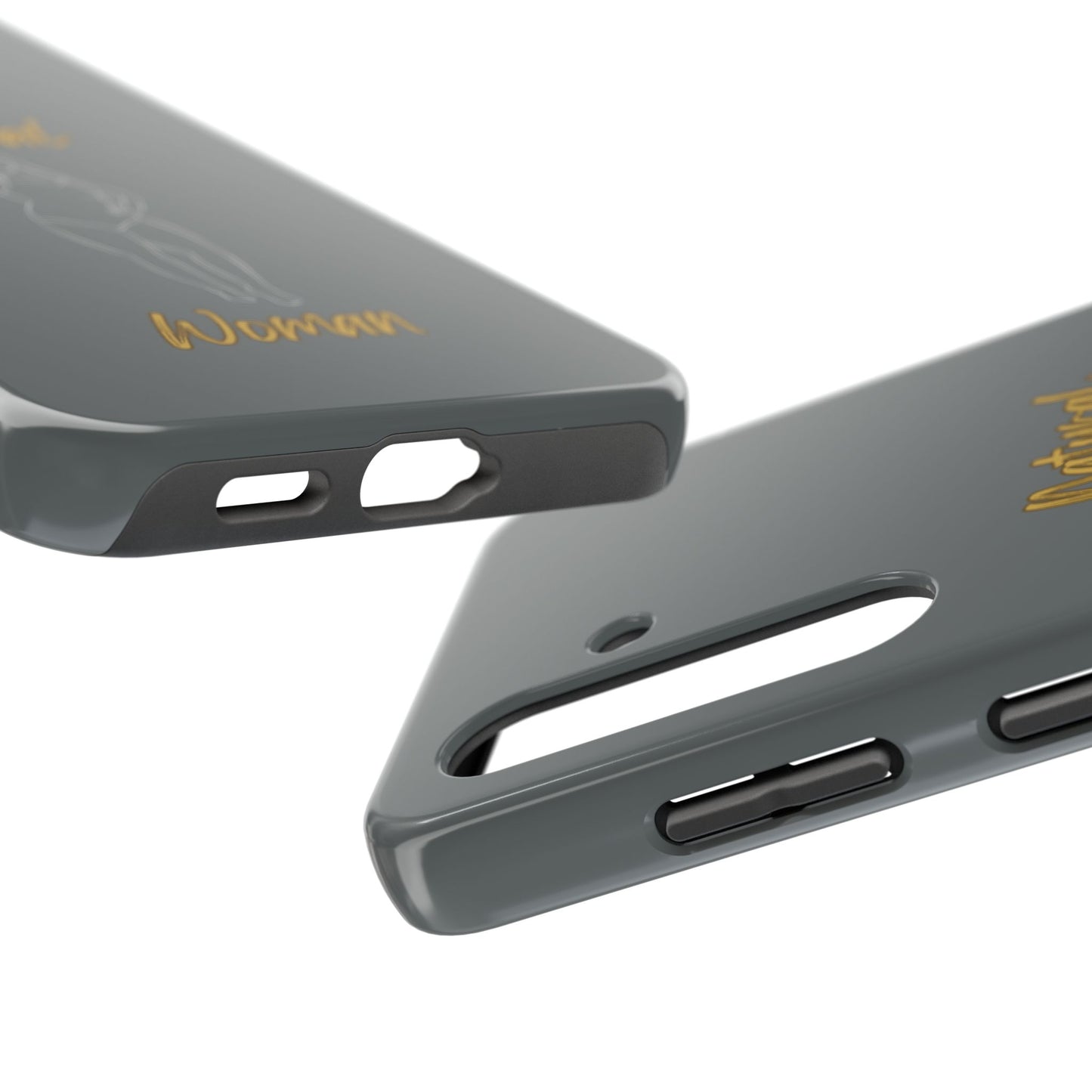 Natural Woman Looking Good (WL)Tough Phone Cases DARK GREY
