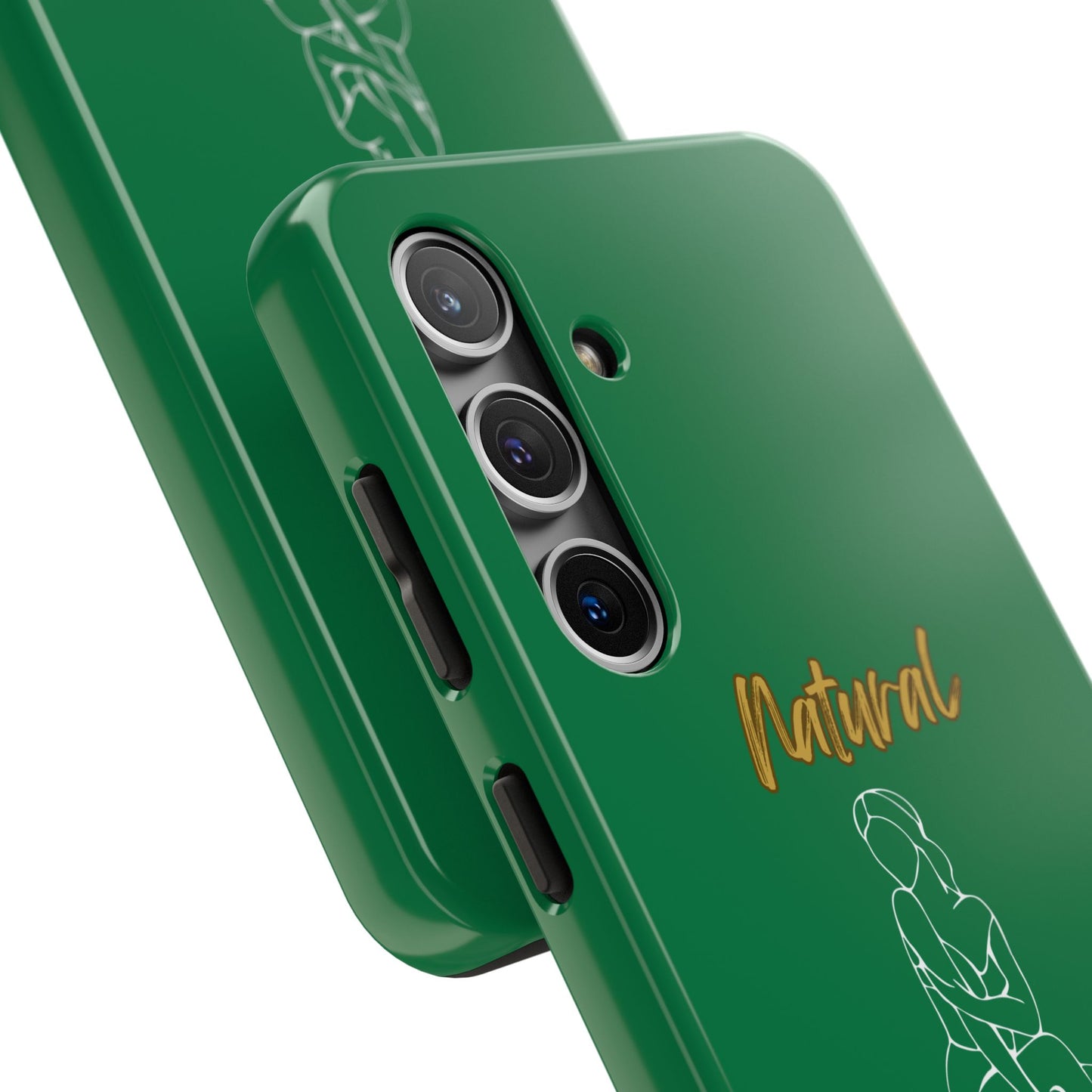 Natural Woman Shoulder Action (WL)Tough Phone Cases DARK GREEN