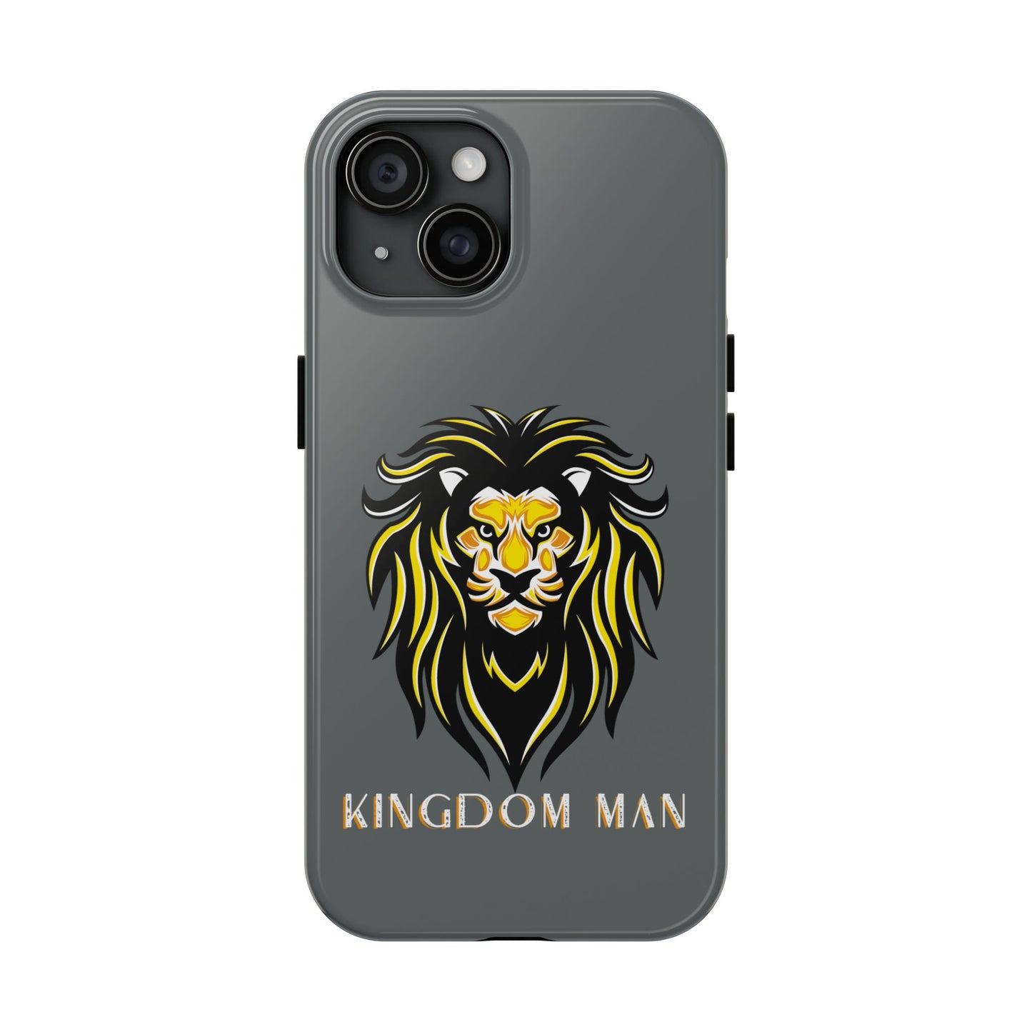 Kingdom Man (White-Gold Label) Tough Phone Case DARK GREY