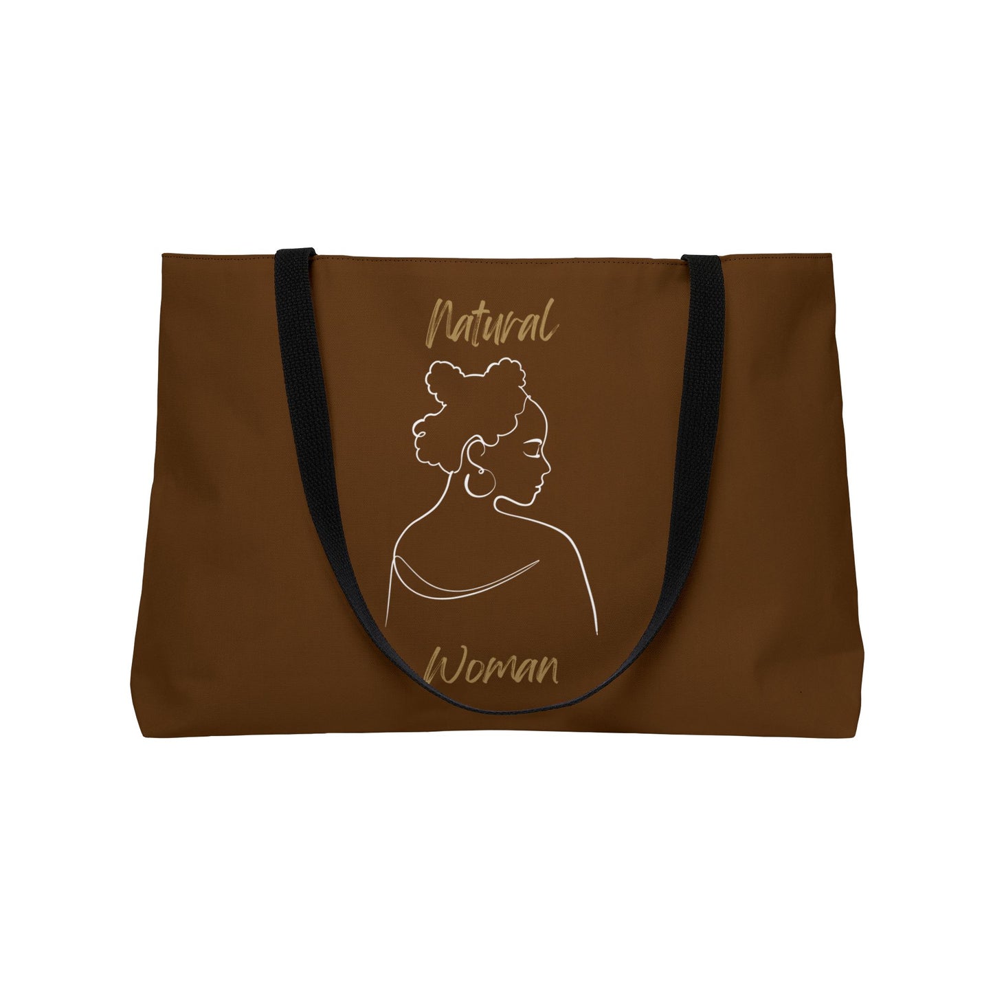 Natural Woman Twist (WL) Weekender Tote Bag BROWN