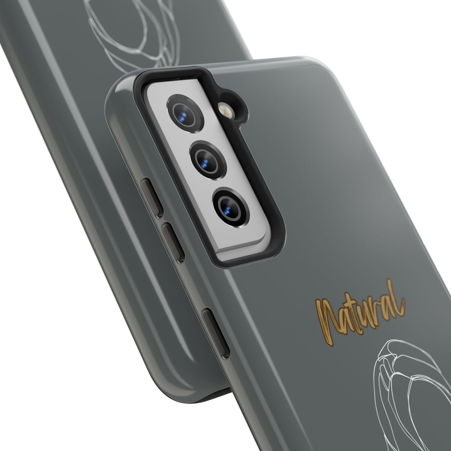 Natural Woman Towel Wrapped (WL)Tough Phone Cases DARK GREY