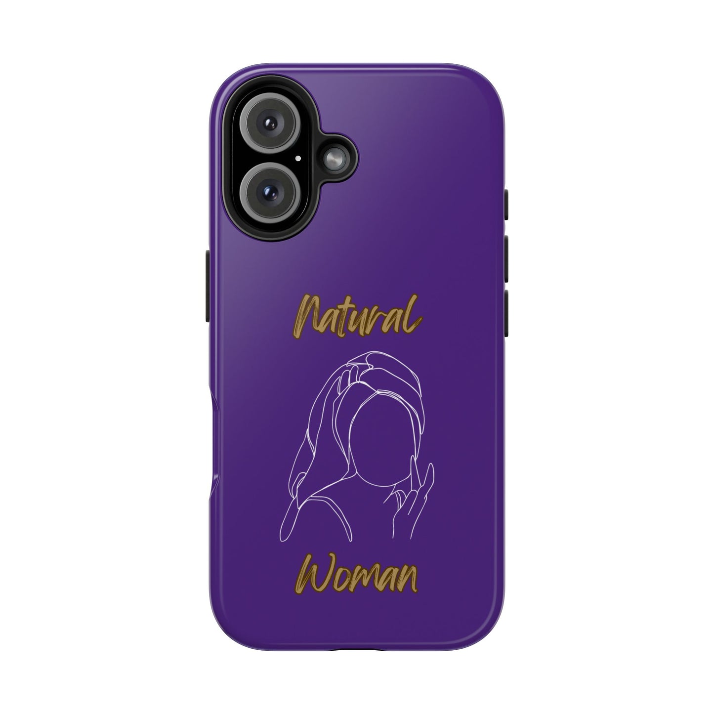 Natural Woman Towel Wrapped (WL)Tough Phone Cases PURPLE