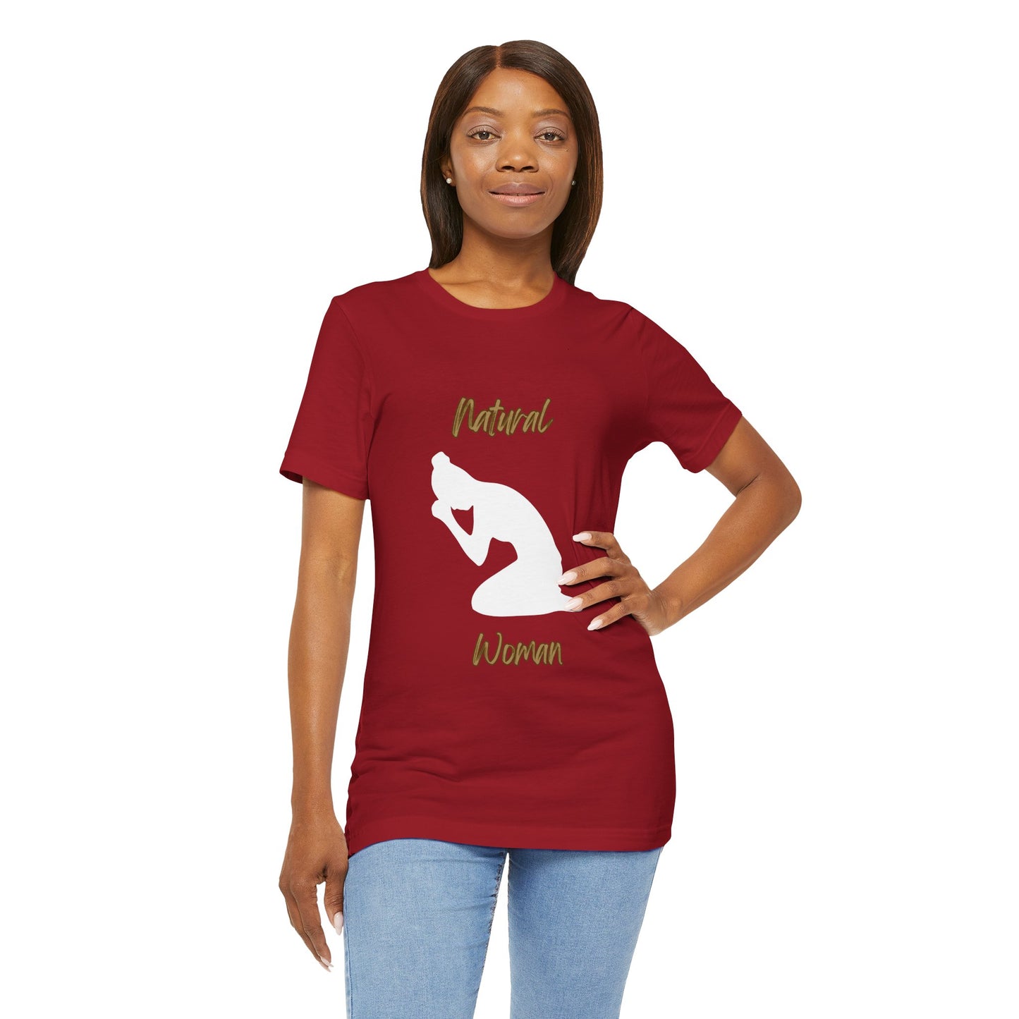 Natural Woman Pray  (WL) Short Sleeve T-Shirt