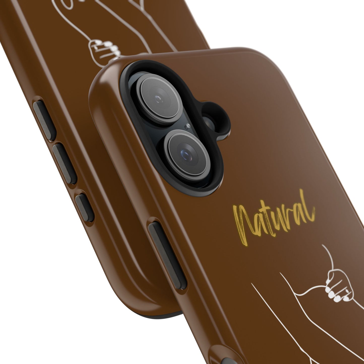 Natural Woman Loved In & Out (WL)Tough Phone Cases BROWN