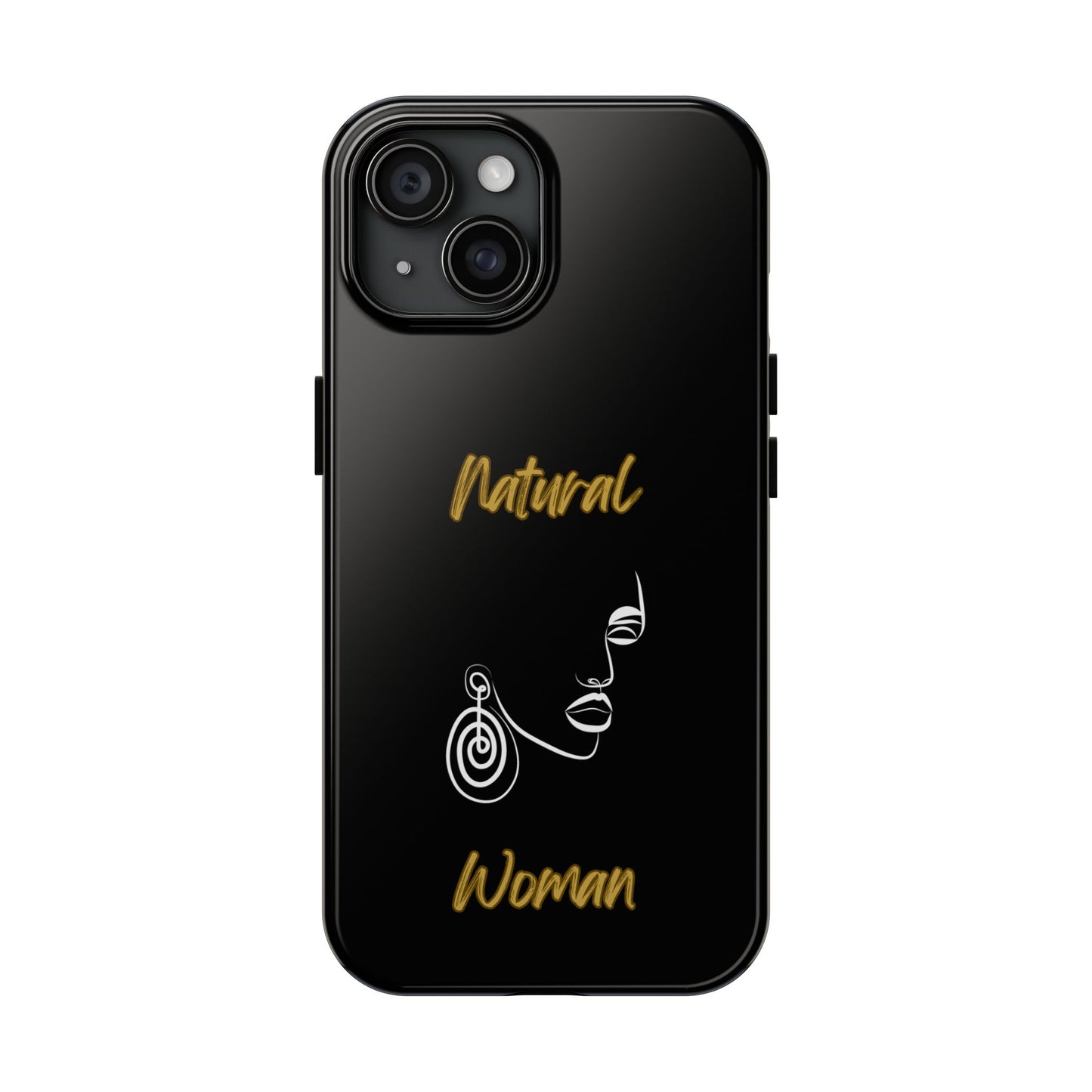Natural Woman Music In My Soul (WL)Tough Phone Cases BLACK