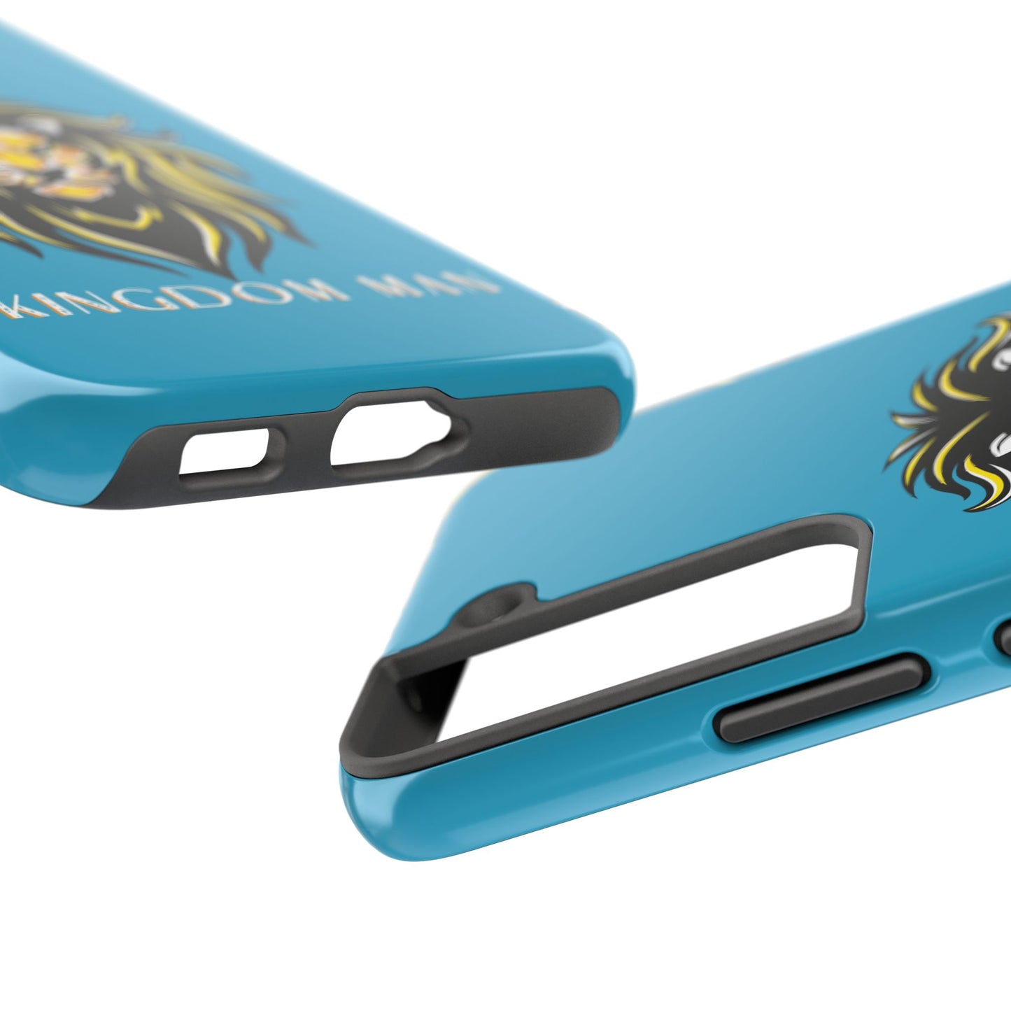 Kingdom Man (White-Gold Label) Tough Phone Case TURQUOISE