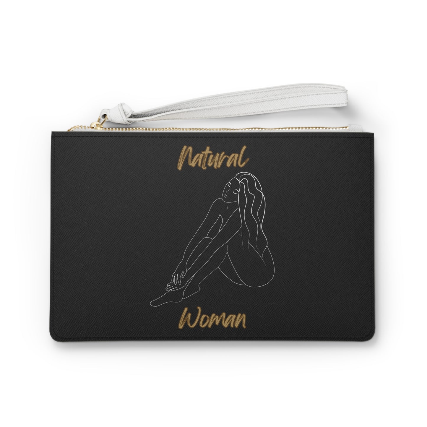 Natural Woman Beauty (WL) Clutch Bag BLACK