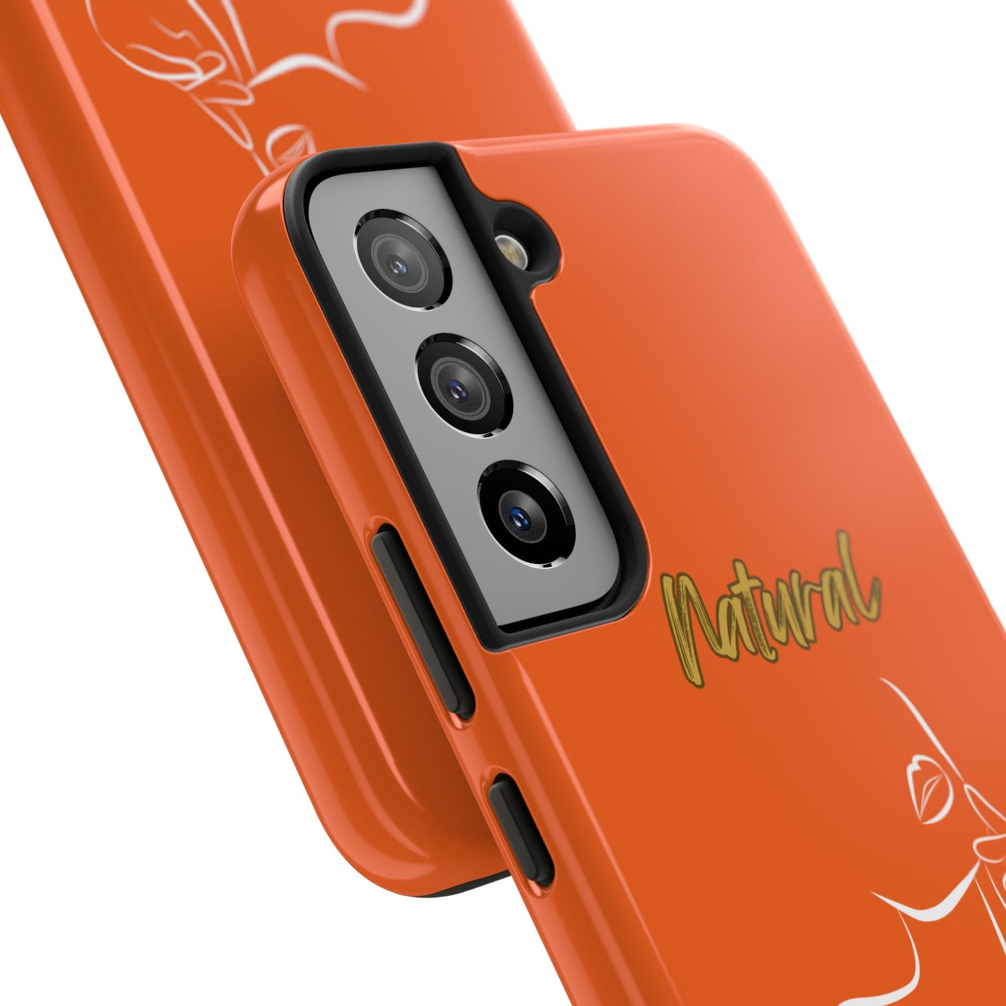 Natural Woman Chin Up (WL)Tough Phone Cases ORANGE