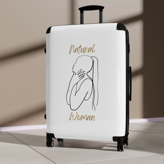 Natural Woman Ponytail (BL) Suitcase WHITE