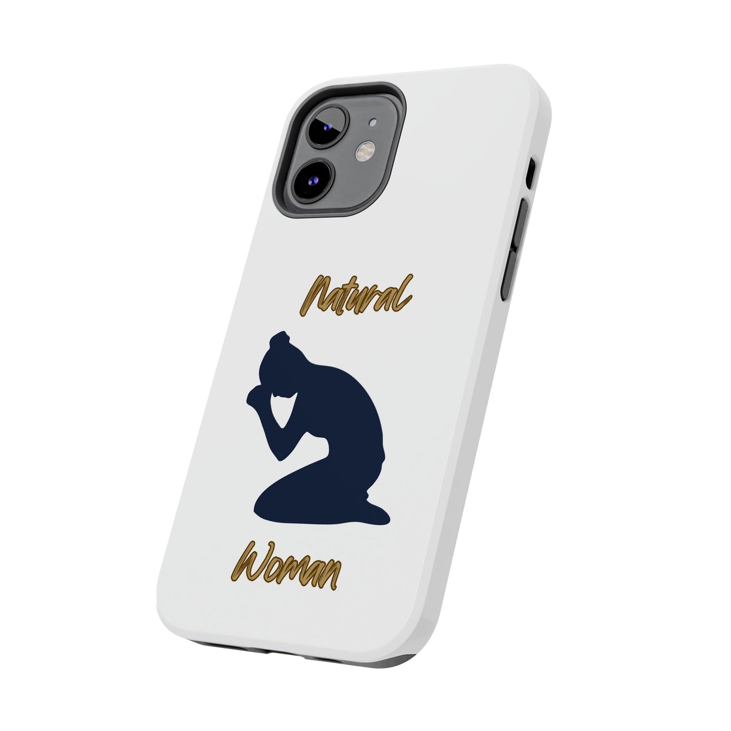 Natural Woman Pray (BL)Tough Phone Cases WHITE