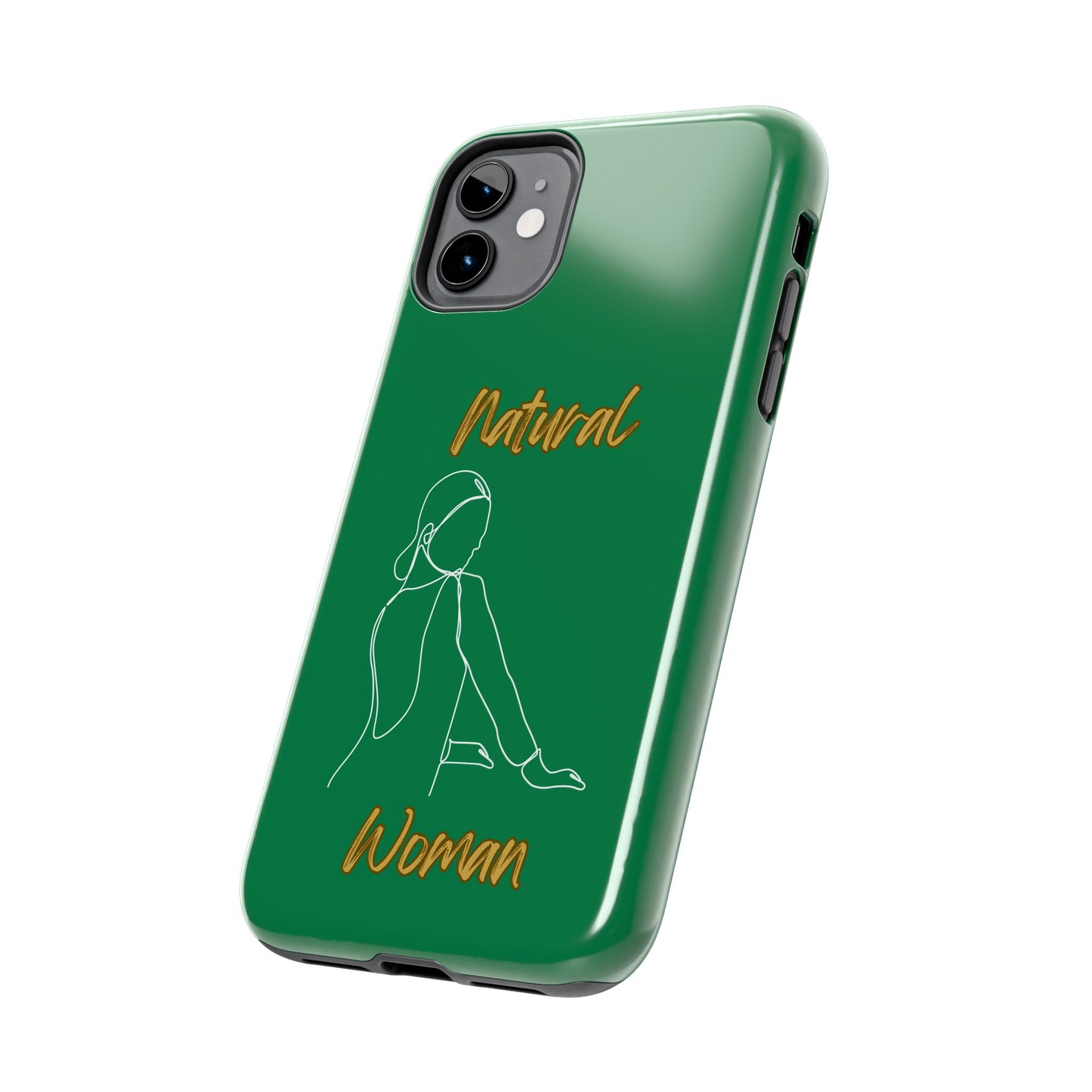 Natural Woman Hands Free (WL)Tough Phone Cases DARK GREEN