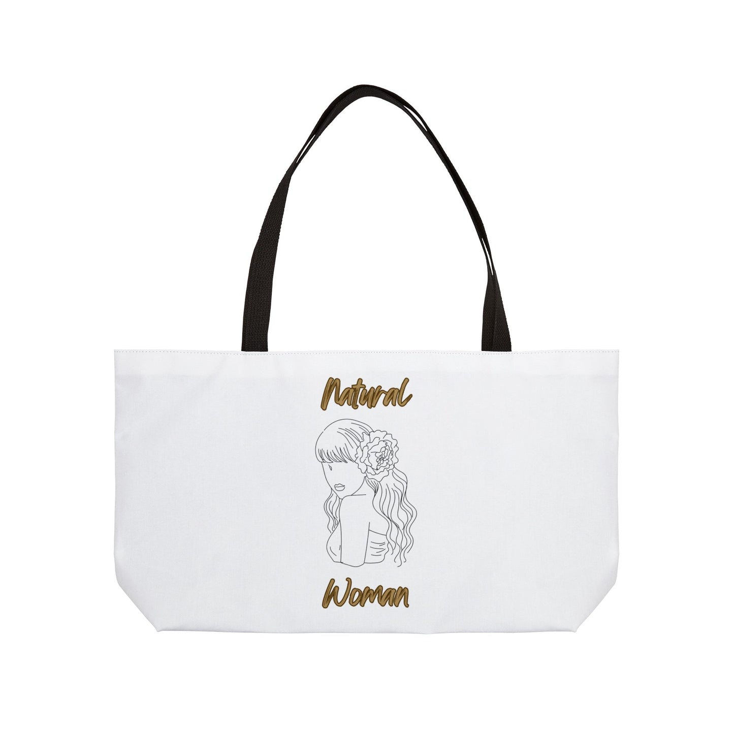 Natural Woman Newness (BL) Weekender Tote Bag WHITE